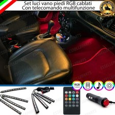 KIT LED STRISCIA INTERNI RGB VANO PIEDI CON TELECOMANDO PER SEAT IBIZA 6L