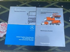 Mercedes Benz Manuale Manutenzione Funzionante 210 510 609 709 809 609 Ecc RARO