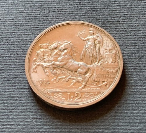 Italia regno lire 1914 - regno, 2