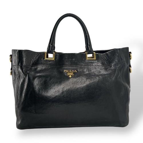 Borsa prada pelle nera - prada, in