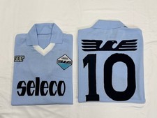 Maglia LAZIO SELECO 10 Vincenzo D’Amico 1982/83 Calcio Acrilico Vintage Lanetta