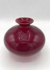 Venini monofiore vaso rosso - venini,