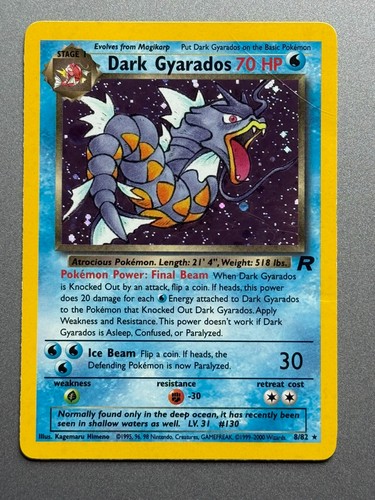 Team rocket dark gyarados - dark, 8/82