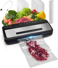 Macchina per Sottovuoto 80 Kpa Sigillatrice per Alimenti Potente 120 W VEVOR