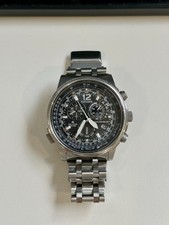 Citizen Orologio uomo Radiocontrollato Crono Pilot CB5860-86E Acciaio 45mm