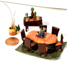 3 pz. Tavolo in argilla, 6