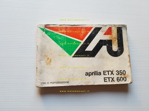 Aprilia etx 600 350 manuale - etx,