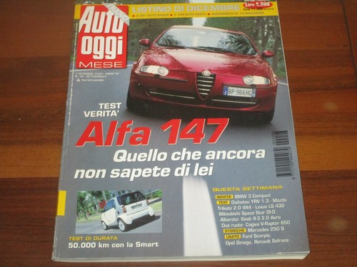 Auto oggi mese 2000 - oggi,