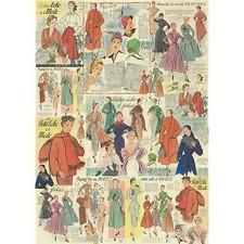 Carta decoupage Modelli retrò