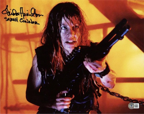 Foto firmata linda hamilton - firmata,