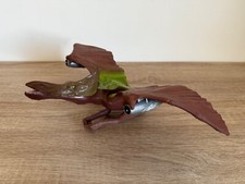 TURBODACTYL Blue Eyes Open Mouth with Weapons ORIGINAL MOTU Mattel 1986