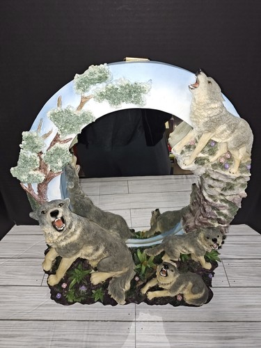 Specchio lupo pack nel bosco - pack,