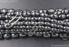 Perle di tamburo di riso con pietra preziosa naturale ematite MAGNETICA...