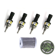 4 INIETTORI BRC GIALLO GPL