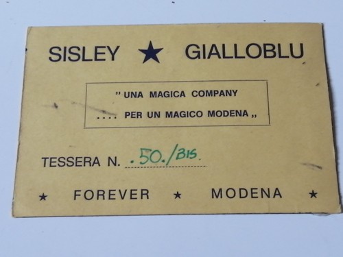 Tessera ultras modena sisley - tessera,