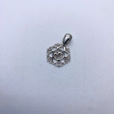 CIONDOLO ARGENTO 925, la presentosa gioiello artigianale tipico d' Abruzzo P236