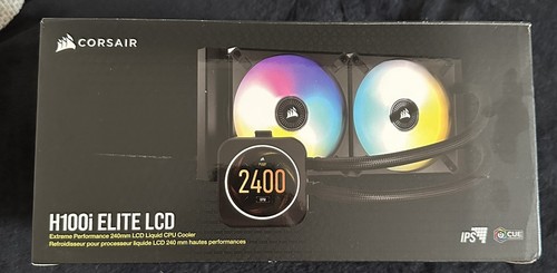 Corsair icue h100i elite lcd - corsair,