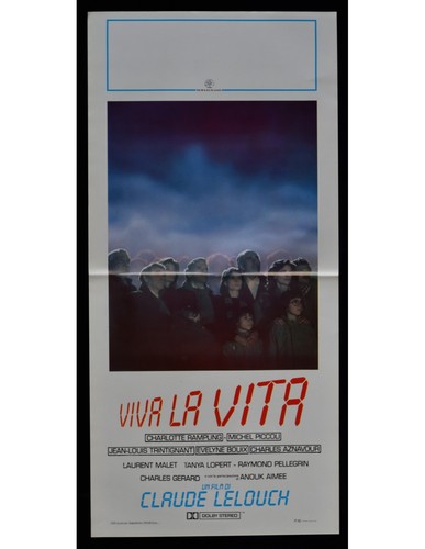 Locandina viva vita claude - locandina, la