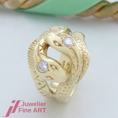 Anello doppio serpente - -,