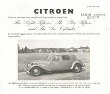 Brochure Citroën Traction