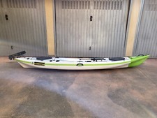 Kayak Diana Fishing 400 verde/bianco Kayak da pesca