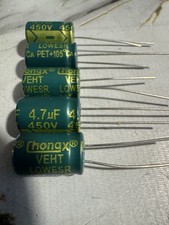 5pezzi Chongx 4,7uF 450V 105°