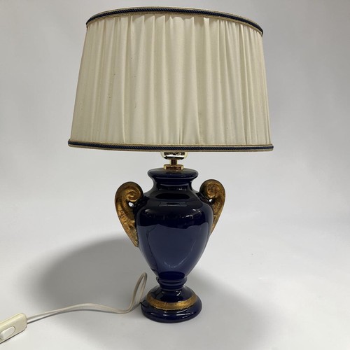 Lampada ceramica blu - lampada,