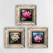 Trio Fiori di Loto Vintage Set