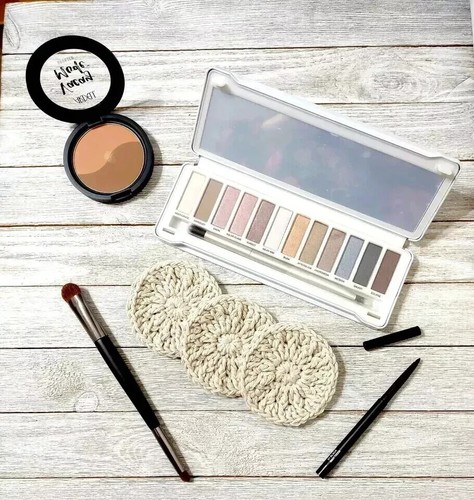 Pouf trucco riutilizzabile - pouf,