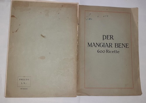 Per mangiare bene - , 600