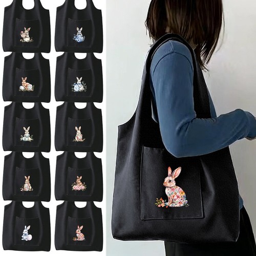 Acquerello bunny art - tote, bag
