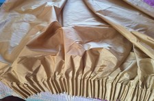 Tenda in taffetà di seta colore oro antico già confezionata