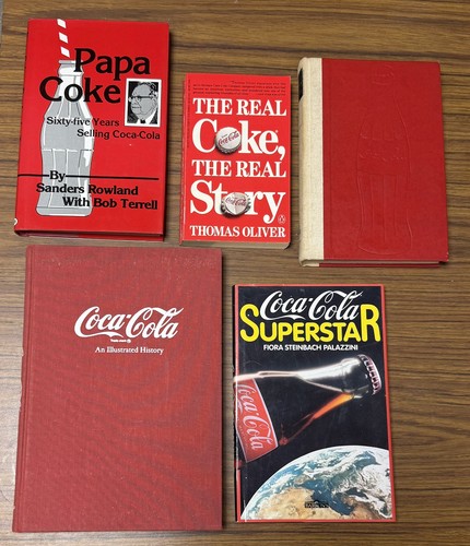 Vintage book set coca - vintage, coca-cola
