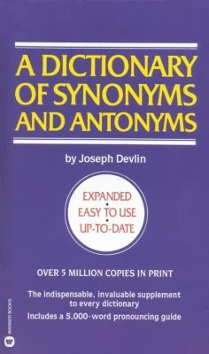 Dictionary synonyms and - of,