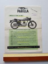 Parilla 250 2T 1950 depliant italiano originale