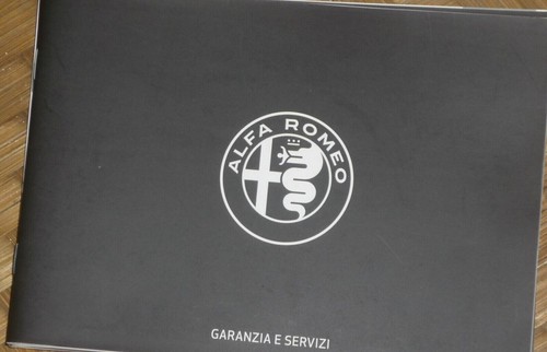 Libretto alfa romeo garanzia - romeo, e