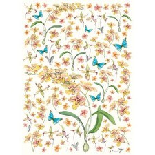 Carta decoupage Orchidea