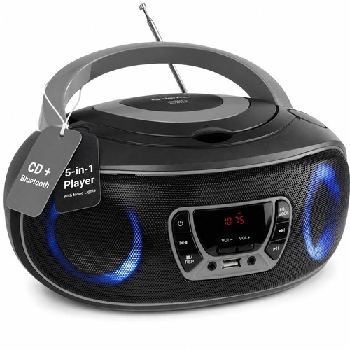 Portable stereo radio with - stereo,