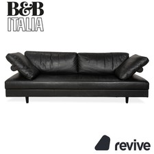 B&B Italia Pelle Nero Divano
