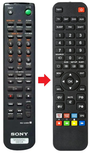 Telecomando adatto per - , sony