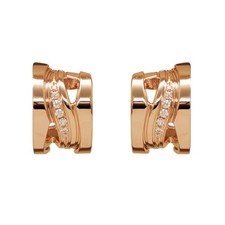 Bvlgari B.zero1 Legend earrings 18k rose gold, diamond (104969)