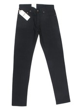 Jeans uomo nero slim nuovo con etichette LIVID Edvard skinny fit denim giapponese W29 L32 29 x32