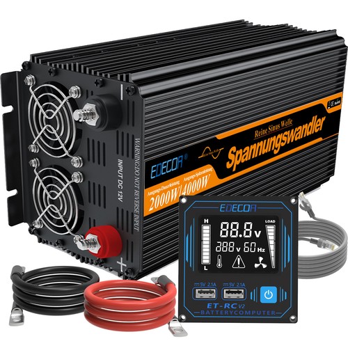 Edecoa convertitore 12v 220v - 12v,