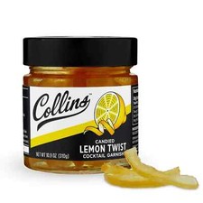Collins Candied Lemon Twists