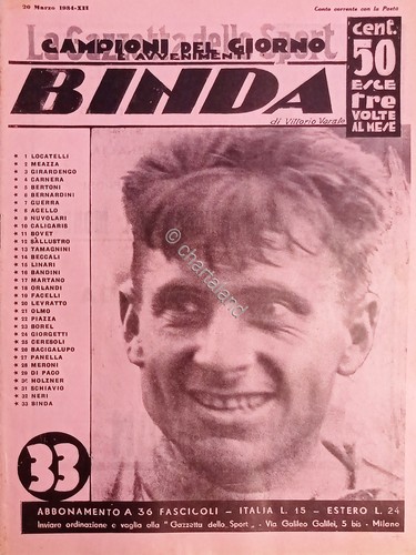 Rivista ciclismo i campioni - ciclismo,