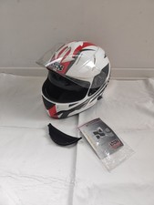 Casco Integrale Da Moto Con Visiera Parasole Retraibile, Taglia M