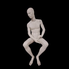 MANICHINO UOMO SEDUTO DA ESPOSIZIONE (Blend White by Hans Boodt)