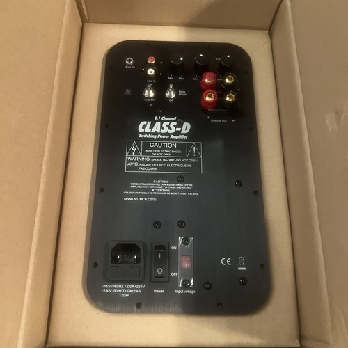 Dayton audio mca2250e - audio,