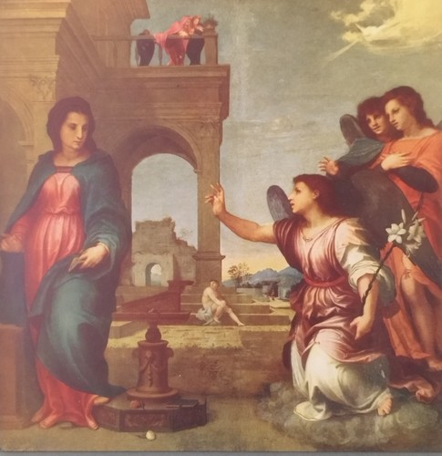 Antica stampa colori del - a,