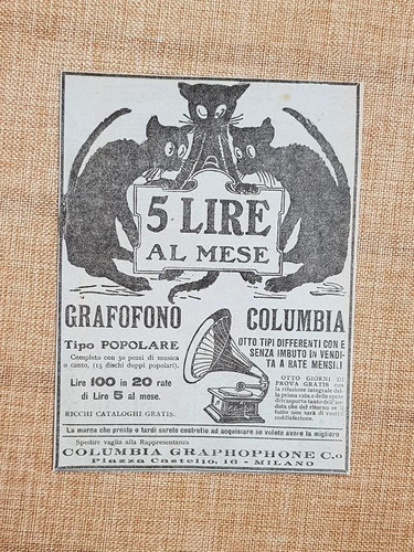Grammofono columbia lire al - columbia,